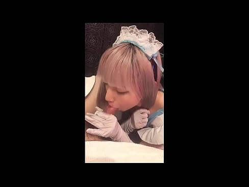 ❤️ Японський ідол [маюка], французький костюм покоївки, частина 1, мінет і дрочка з лосьйоном ❤❌ Порно-відео у нас